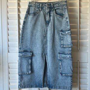 Wild Fable Light Blue Denim Skirt